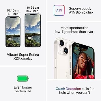 iPhone 14 256 GB ミッドナイトSIMフリー【1042】 Apple iPhone 14 (256 GB) - Midnight : Amazon.in